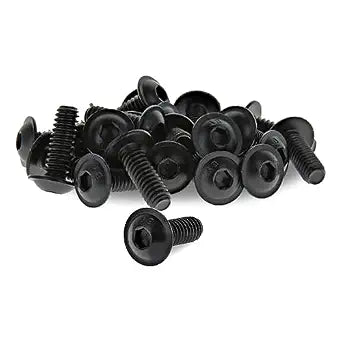 8020, 3066, 10 Series, 1/4-20 x 0.75 Inch 3/4 Inch Flanged Button Head Socket Cap Screw (FBHSCS) 80/20 Steel Bolts (25)