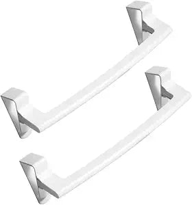 Over the Cabinet Door Towel Rack No Drill Hand Towel Holder for Kitchen Bathroom Cabinet Hanging Storage Organizer for Face Towels 9.44 X 2.75 X 2.36 in 2 Pack