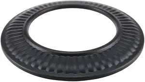 Replacement 6 Inch 24 Gauge Black Stove Pipe Heavy Collar Trim Ring BM0094 0366716 for Installation in the Connection Between Flue Pipe Connections to Walls or Chimney notches