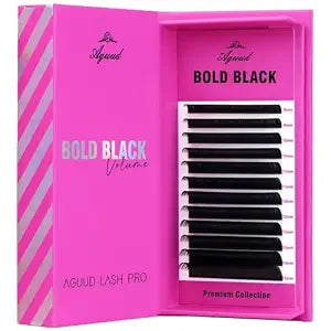 Premium Cashmere Volume Eyelash Clusters 0.03mm Ultra Fine D Curl Individual Lash Extensions 8-15mm Mixed Length, Matte Black Wispy False Eyelashes Natural Look