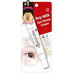 Hoshisu Sana Nameraka Honpo Soy Milk Eye Plump Cream (20 g) – Hydrating Eye Moisturizer – Made in Japan