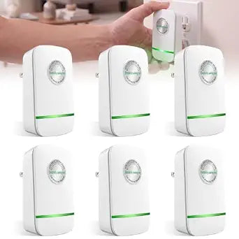 6 Pack Stopwatt Smart Power Device, US Plug Voltage Stabilizer 90V-250V, Plug-in Power Conditioner for Household, Suitable for Home & Office Use