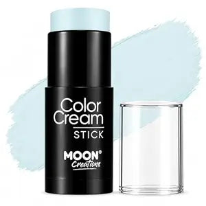 ColorCream Face & Body Paint Stick by Moon Creations - Professional Face Paint Makeup for Adults, Kids - 21g (Light Blue)