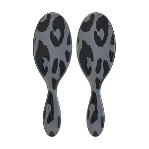 Wet Brush Original Detangler Hair Brush, Grey Leopard (Safari), Ultra-Soft IntelliFlex Bristles, Detangling Bristles Glide Through Tangles (Wet Dry & Damaged Hair), Women & Men (Pack of 2)