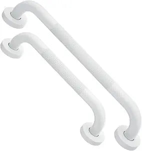 12 Inch / 16 Inch Anti Slip Shower Grab Bar Oil Rubbed White, Munzong Bathroom Grab Bar, Knurled Bathroom Balance Bar,Safety Hand Rail Support Handicap Elderly Injury Senior Assist Bath Handle