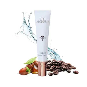 Tru Alchemy Eye Elixir Cooling Eye Treatment Cream - Dark Circle Eye Cream for Puffiness and Bags Under Eyes - Caffeine, Hyaluronic Acid, Vitamin C