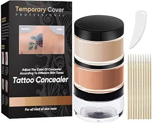 Tattoo Cover Up Makeup Waterproof Full Coverage Body Makeup, 2 Color