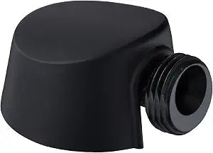 A725WR Round Drop Ell Handheld Shower Wall Connector Wrought Iron Replacement Part for Moen,Matte Black