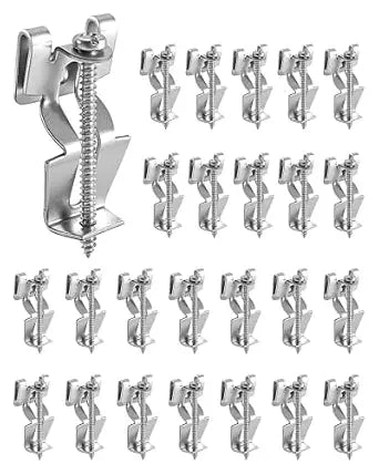 25 PCS Old Work Switch Box Supports, F-Type Buckle Outlet Repair Clip