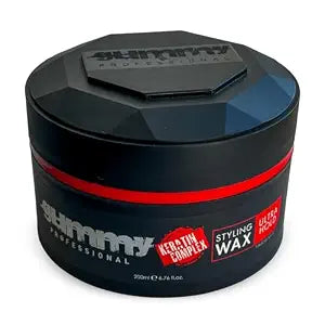 Gummy Professional Hair Styling Wax – Strong Hold Hair Wax with Keratin Complex Strengthens and Adds Radiant Finish – Water-Based Grooming for Messy, Spiky, Textured Styles – 200 ml