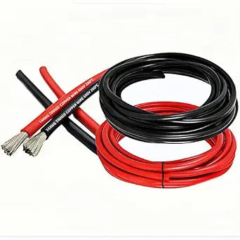 14 AWG Gauge Silicone Wire Electrical Cable5ft red &5ft Black Soft & Flexible 0.08 mm Tinned Copper core High Temperature Resistant Silicone Wire for Arduino Projects, RC Cars, Boat, Drones