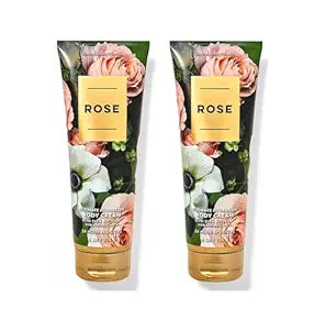 Bath & Body Works Ultimate Hydration Body Cream For Women 8 Fl Oz 2- Pack (8 Ounce (Pack of 2), Rose)
