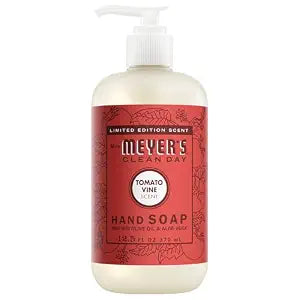 MRS. MEYER'S CLEAN DAY Hand Soap, Tomato Vine Scent, 12.5 Fl Oz Bottle