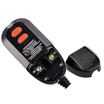 GFCI Replacement Plug Assembly,Ground Fault Circuit Interrupter Safety RCD Protection Manual Reset 15 Amp Grounded 2 Wires 2-Prongs (2-Prongs 2-Wire)