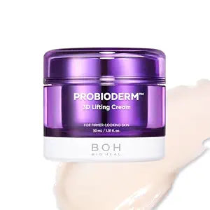 BIOHEAL BOH Probioderm 3D Lifting Cream 1.01 fl oz | Advanced Korean Anti-Aging Probiotics Facial Night Cream Moisturizer with 17-Peptide Complex & Patented Probioderm for Wrinkles on Face and Neck