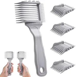 4-in-1 Detachable Fade Comb Set, Left & Right Handed Barber Combs