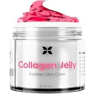 REVO Collagen Jelly ��� Korean Anti-Aging Plumping Formula with Hydrolyzed Collagen, Niacinamide, Hyaluronic Acid & Vitamin C ��� Skincare for Glass Glow Skin, Wrinkle Repair & Even Tone (3.52 Fl Oz)
