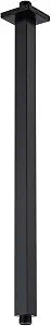 BESTILL 20 Inch Matte Black Ceiling Mount Shower Arm and Flange, Square Rain Shower Arm
