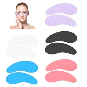 10 PCS Under Eye Patches, Reusable Eye Patches Silicone Patches Under Eye Mask Silicone Eye Patches Reusable Overnight for Dark Circles and Puffiness Effect to Reduce Wrinkles and Fine Lines Colorful