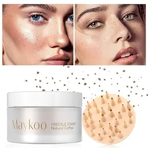 Freckle Cushion Natural Like Freckle Makeup Fake Freckles Pen Waterproof Long Lasting Quick Dry, Get Sun-kissed Stars Makeup Freckle in One Press, Natural Coffee, 15g