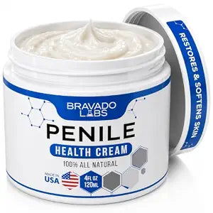 Premium Penile Health Creme for Men with Coconut Oil, CoQ10, and Allantoin