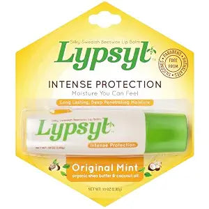 Lypsyl Intense Protection Original Mint, Lip Balm 0.10 oz (Pack of 10)