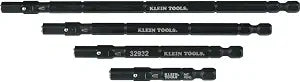 Klein Tools 32944 Flip Socket Replacement Hex Shafts, 4-Pack