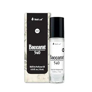 Well's Oil Roll-On Perfume Oil (Bacarat 540) | Oil-Based Fragrance | Long-Lasting Wear | Paraben-Free | 0.33 fl oz / 10 ml