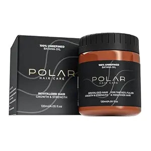 Polar Batana Oil for Hair | Unrefined Hair Oil - Scalp & Shine Care 4.05 Oz