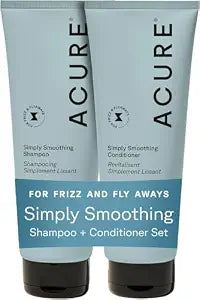 Acure Simply Smoothing Shampoo and Conditioner Set - 8 fl oz (2 Pack)