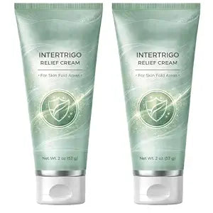 2PCS Intertrigo Cream, Skin Fold Care & Chafing Support Cream, Helps Soothe Irritated Skin and Reduce Friction, Supports Skin Comfort, Fast-Drying Non-Greasy Formula for Daily Use (2 oz, Pack of 2)