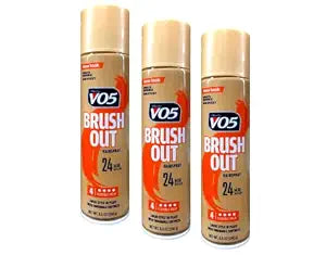 VO5 Brush Out Level 4 Hold Hair Spray Aerosol 8.5oz (Pack of 3)