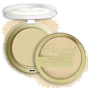 Bellapierre Pressed Banana Setting Powder ��� Compact Color-Correcting Banana Powder, Matte Translucent Finish, Under-Eye Brightening Baking Powder, Talc-Free, Lightweight ��� Light