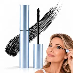 Growth Serum Lash Casting Mascara - for Mature, Sparse & Fine Lashes - Lengthening & Volumizing for Defined, Fuller-Looking Lashes - Buildable Formula, Clump-Free Finish