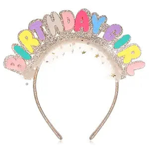 Birthday Girl Headband, Birthday Crown for Girls, Women
