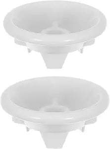 2 Pack Urinal Drain Cover Strainer, ABS Anti-Splash Urinal Drain Catcher with Filter Funnel, Heavy Duty Splash Guard Insert for Public Restrooms Hotels Commercial Bathrooms (White)