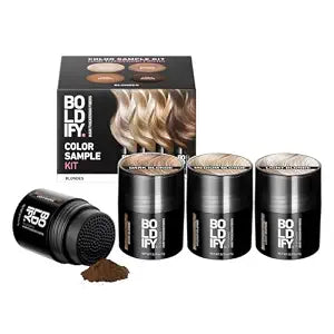 BOLDIFY Hair Fibers Sample Kit for Thinning Hair, Blondes