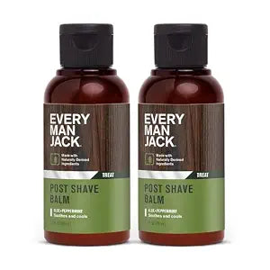 Every Man Jack Soothing Post Shave Balm for Men, 3.2 oz (2pk)