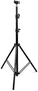 3D Hologram Fan Metal Desktop Stand, Heavy-Duty All-Metal Base & Frame with Non-Slip Pads, Stable Display Holder for 16.9 Inch or Smaller Hologram Fans, Retail & Exhibition Use