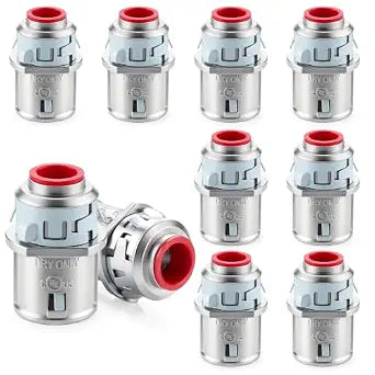 Relaxweex 10 Pack MC Cable Connectors, 3/8" Snap in Cable Connectors