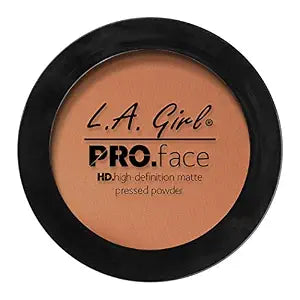 L.A. Girl PRO.Face Matte Pressed Powder, Chestnut GPP614 (Pack of 3)