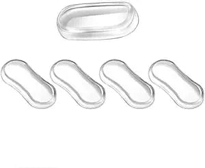 5 Pieces Toilet Seat Bumpers, Universal Buffer Toilet Lid Rubber Bumpers Strong Adhesive Bidet Bumpers Used for Home, Hotel, Hospital