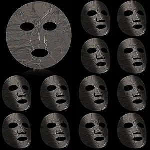 Maitys 200 Pcs Plastic Face Sheet Masks Disposable Facial Wraps