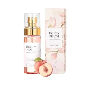 Hair Perfume for Women Honey Peach Hair Mist Perfume, Long-lasting Fragrance, Relieves Dryness, 2-in-1 Hair and Body Mist Fresh Hair and Body 3.38 fl oz