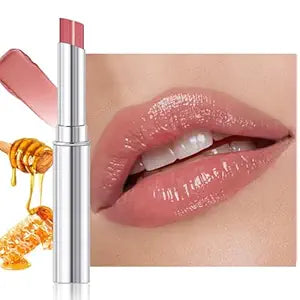 Dusty Pink Honey Tinted Lip Stain Lip Balm Lip Gloss Lipstick, Sheer Hydrating Lip Stains Tint for Mature Skin, Moisturizing Lip Tint Balm with Natural Shine, Vegan & Cruelty-Free
