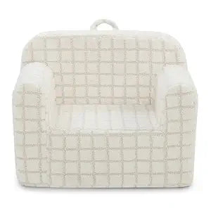 Delta Children Checkered Cozee Chair, Cream