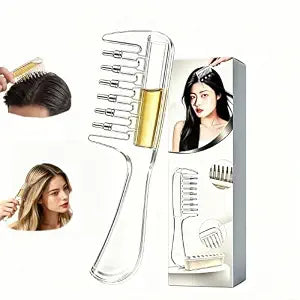 Scalp applicator comb,hair oil applicator、Essential,with Roller Ball