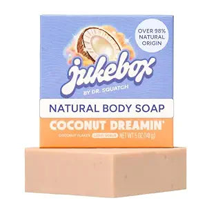 JUKEBOX Natural Women���s Bar Soap, Body Soap Bar (5oz, 1-Pack)