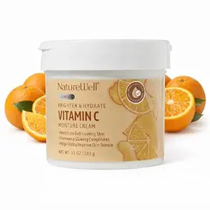 NATURE WELL Vitamin C Brightening Moisturizer Cream, 10 Oz