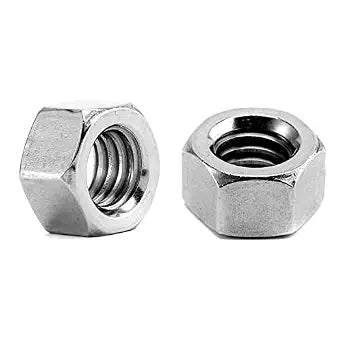 3/8-16 Hex Nuts 100Pcs 304 Stainless Steel 18-8, Full Thread, Hex Drive, Bright Finish by SG TZH